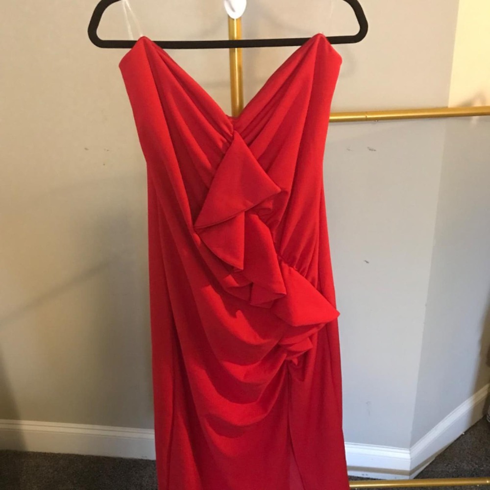 Red dress